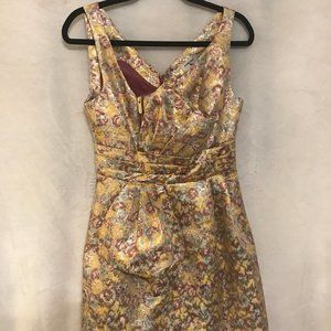 Zac Posen Brocade Cocktail Dress